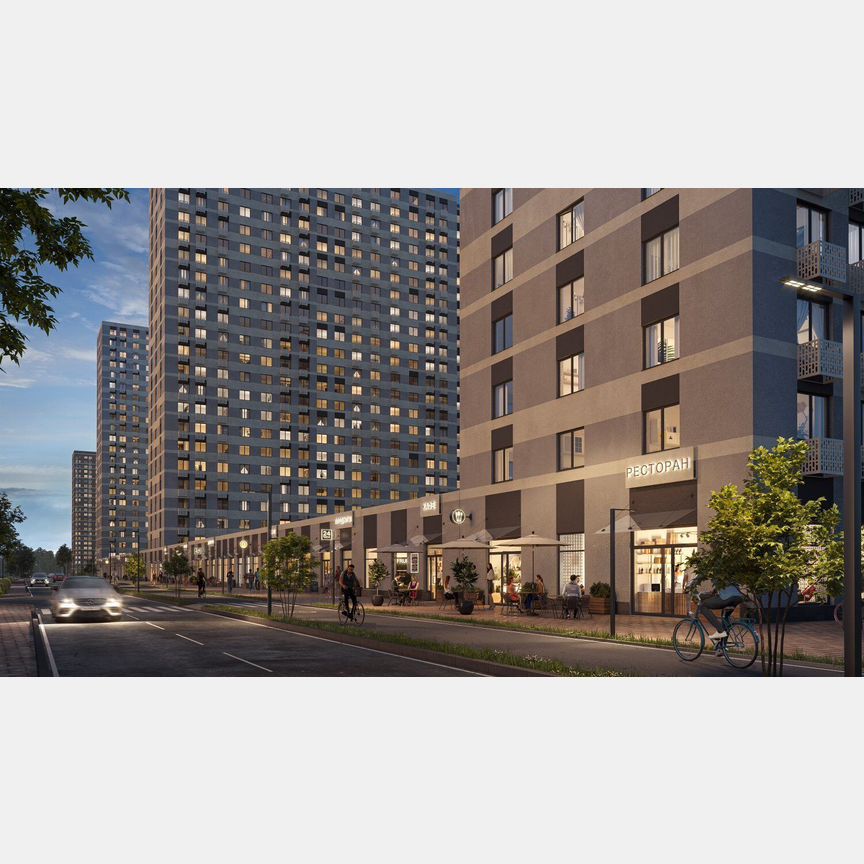 1-к. квартира, 35,9 м², 5/23 эт.