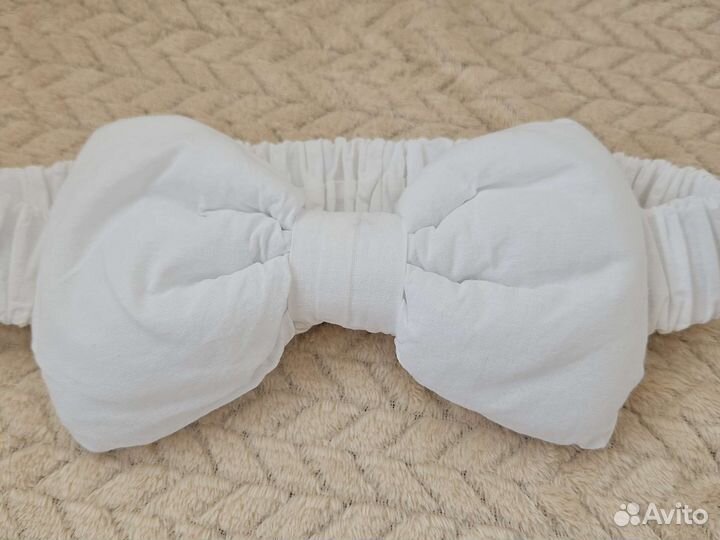 Бант для выписки на резинке как новый