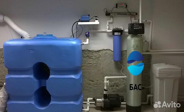 Водоочистка в коттедже, очистка воды из скважины/д