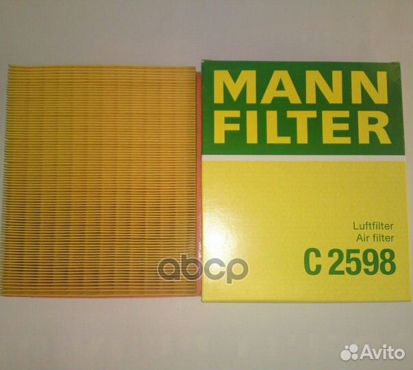 Фильтр воздушный mann-filter C 2598 daewoo Nex