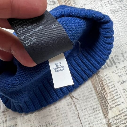 Женская шапка бини Tommy Hilfiger / Томми Хилфигер