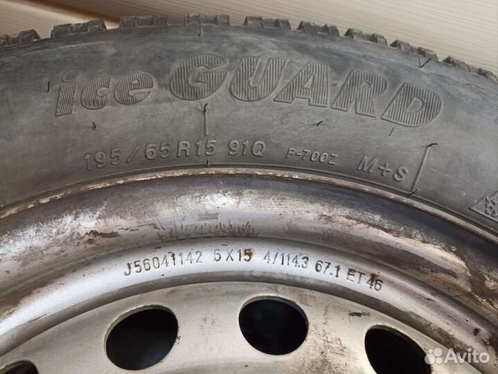 Yokohama Ice Guard Stud IG55 195/65 R15
