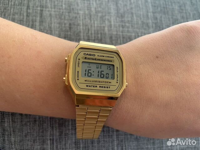 Casio A168 Gold