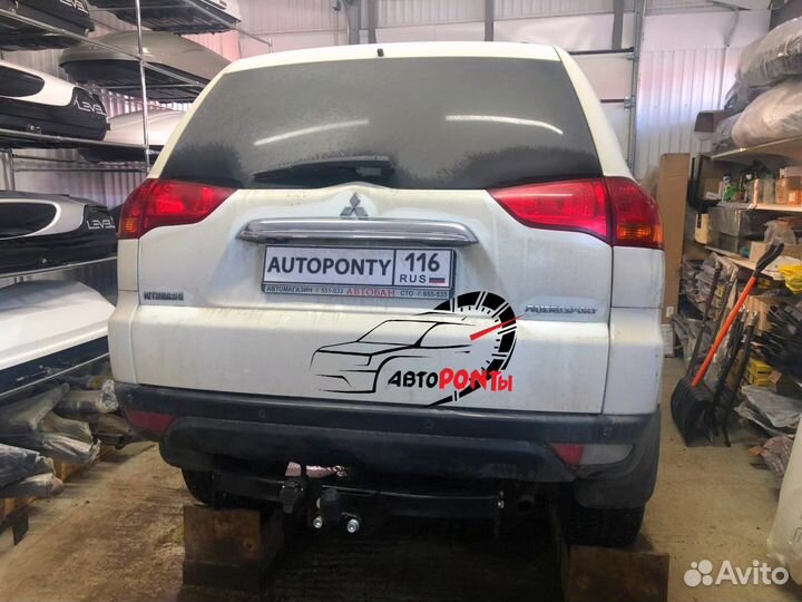 Фаркоп Митсубиси Паджеро Спорт съемный шар 2т