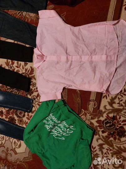 Вещи пакетом джинсы и тд для девушки 44-46