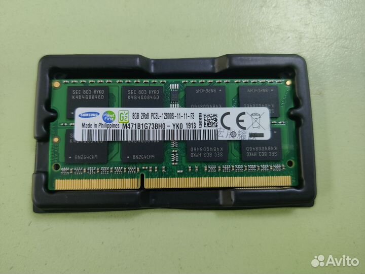 Оперативная память sodimm 8 Gb DDR3L Samsung 1600