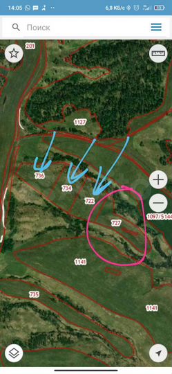 Участок 7,2 сот. (СНТ, ДНП)