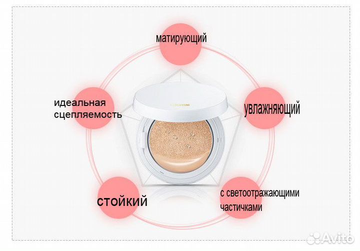 Кушон с золотом и коллагеном. Атоми