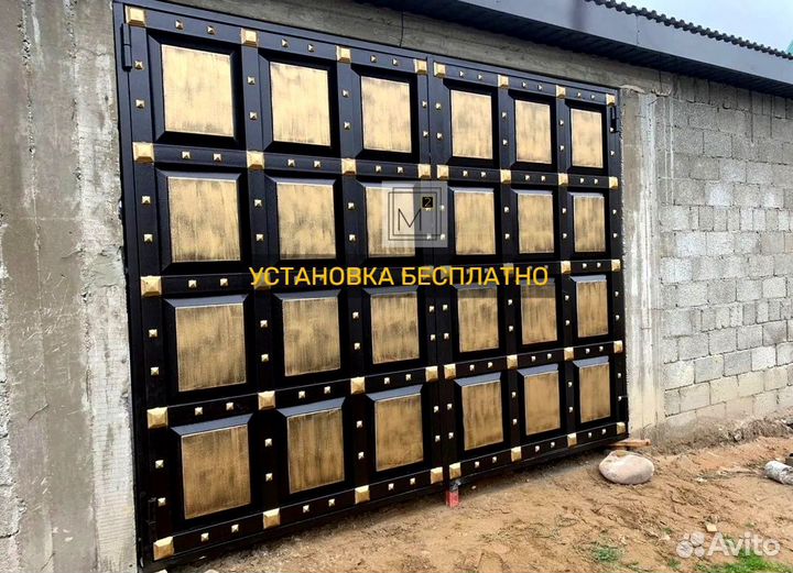 Ворота в Карабудахкенте доставка, монтаж