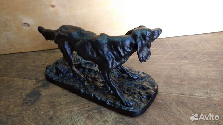 Статуэтка Сеттер. Чугун, Куса. СССР