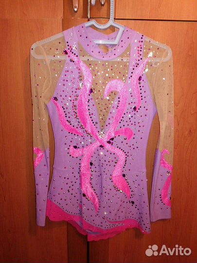 Купальник для художественной гимнастики рост 140 с