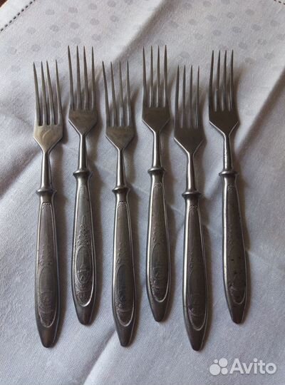 Вилки столовые старинные Адмиралтейство СССР