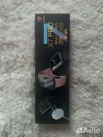 Часы SMART watch x7 pro розовые