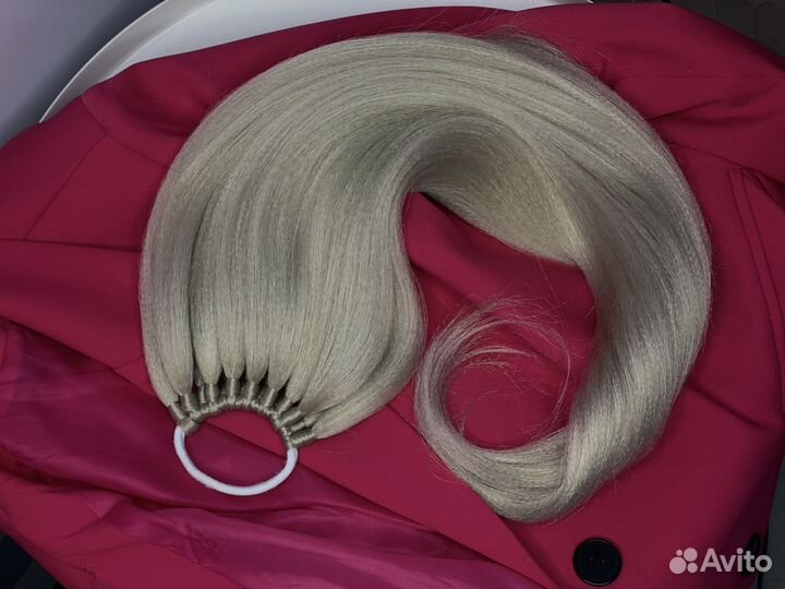 Накладные хвосты на резинке, наращивание волос