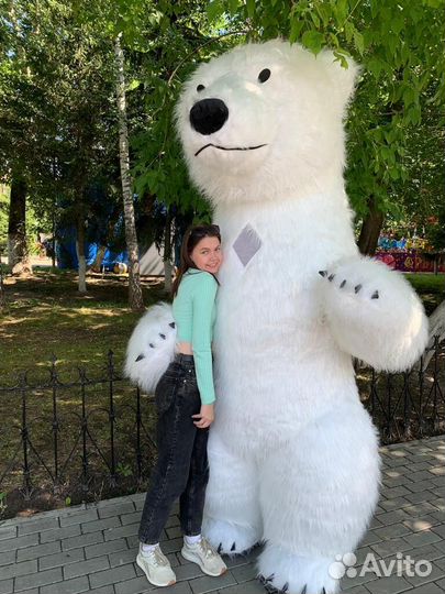 Белый мишка поздравление на ура