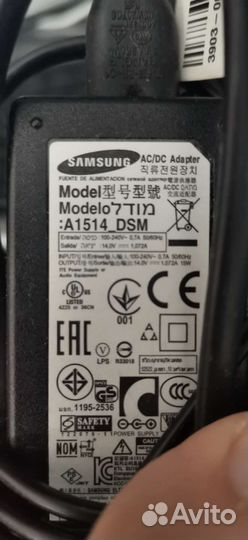 Блок питания для монитора samsung 14v