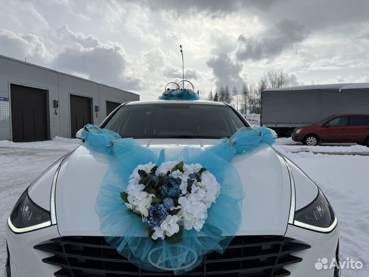 Свадеьные украшения на автомобиль