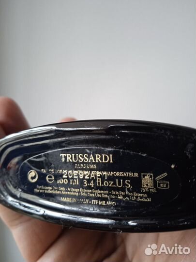 Trussardi uomo оригинал, 100 мл