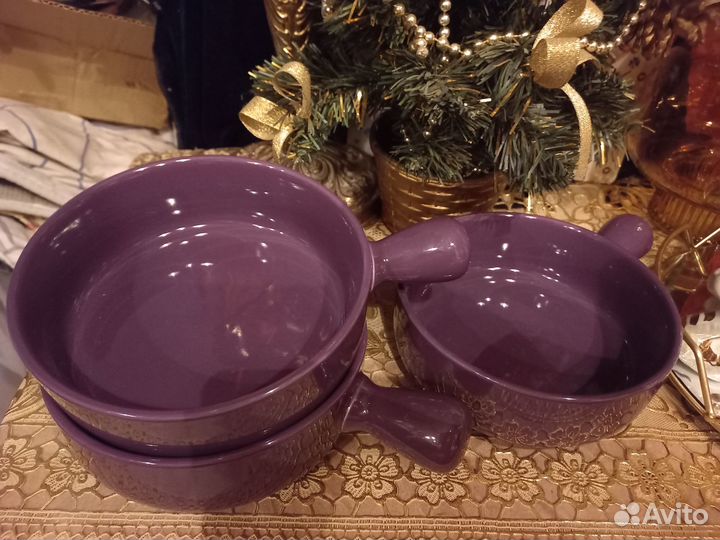 Бульонницы керамические новые