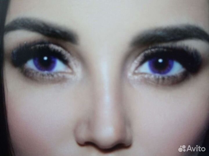 Линзы контактные цветные новые. Доставка
