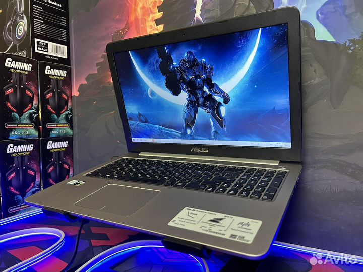 Игровой ноутбук Asus i5 GTX 12GB озу 4GB видео SSD