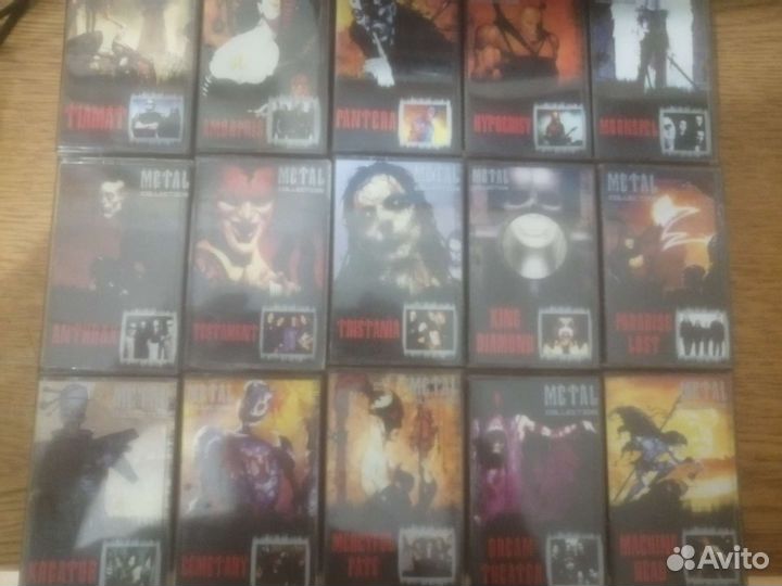 Аудиокассеты metal collection 15 шт
