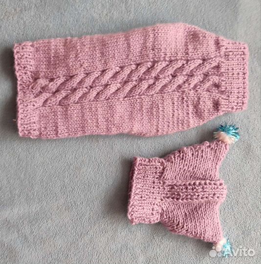 Вязаная одежда на заказ для собачек и кошек