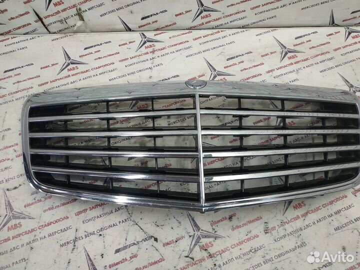 Решетка радиатора w211 Mercedes рестайл