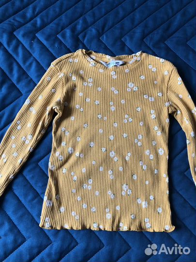 Футболка с длинным рукавом для девочки 110