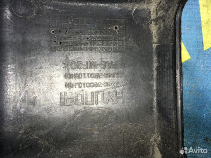 Накладка на двс Hyundai Santa Fe SM Classic