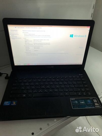 Asus intel pentium Cru B950/4ram/250hdd К6