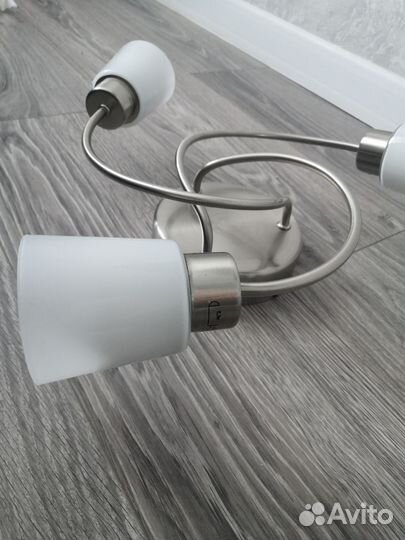 Светильник потолочный IKEA новый с лампочками