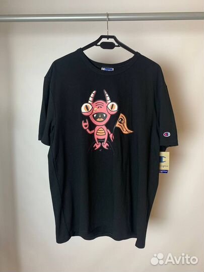 Новая футболка Champion оригинал оверсайз