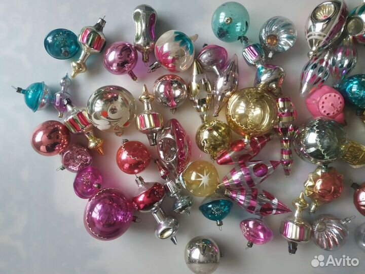 Елочные игрушки СССР глинка