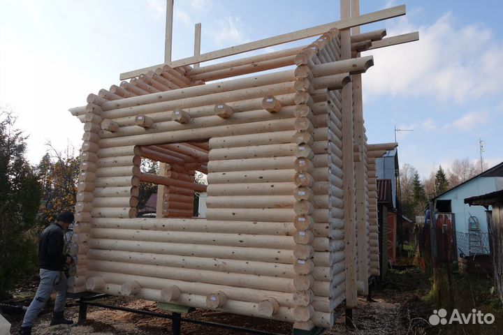 Сруб дачного Домика