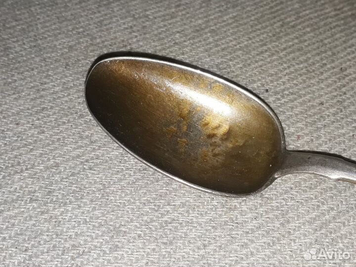 Серебряная столовая ложка 84 проба 1884 год
