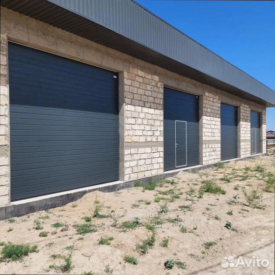 Ворота автоматические секционные с установкой