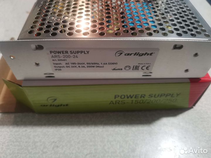 Блок питания ARS-200-24 (24V, 8.3A, 200W)
