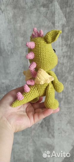 Вязаные игрушки дракон