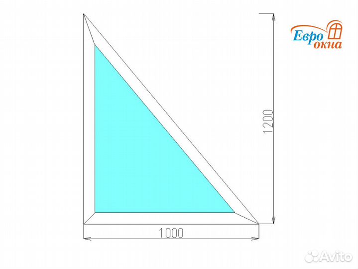 Окно пластиковое не б/у