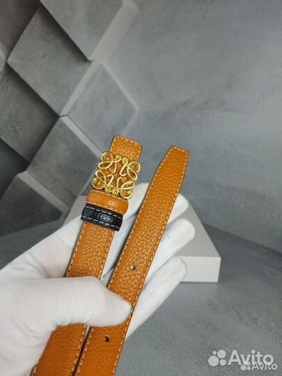 Ремень женский loewe натуральная кожа люкс