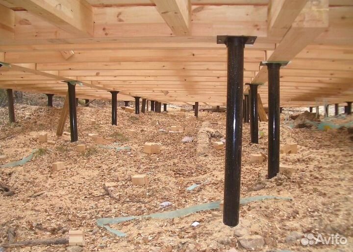 Оголовок для винтовой сваи. D57