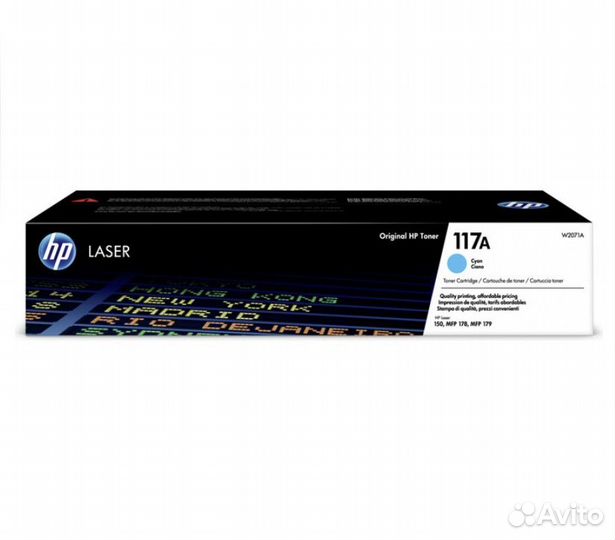 Новый Картридж Hp 117a W2071A