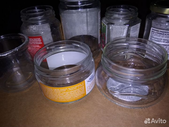 Банки стеклянные разные