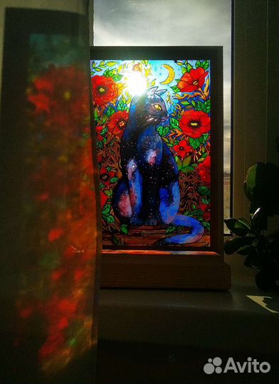 Витражная роспись, картина, панно 