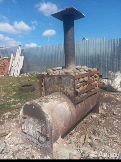 Печь банная бу