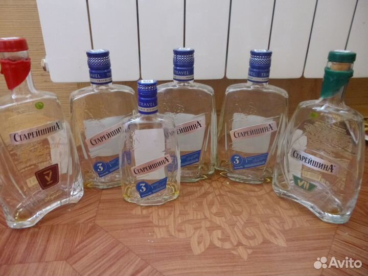 Бутылка (виски, коньяк, вермут, водка) 1 шт