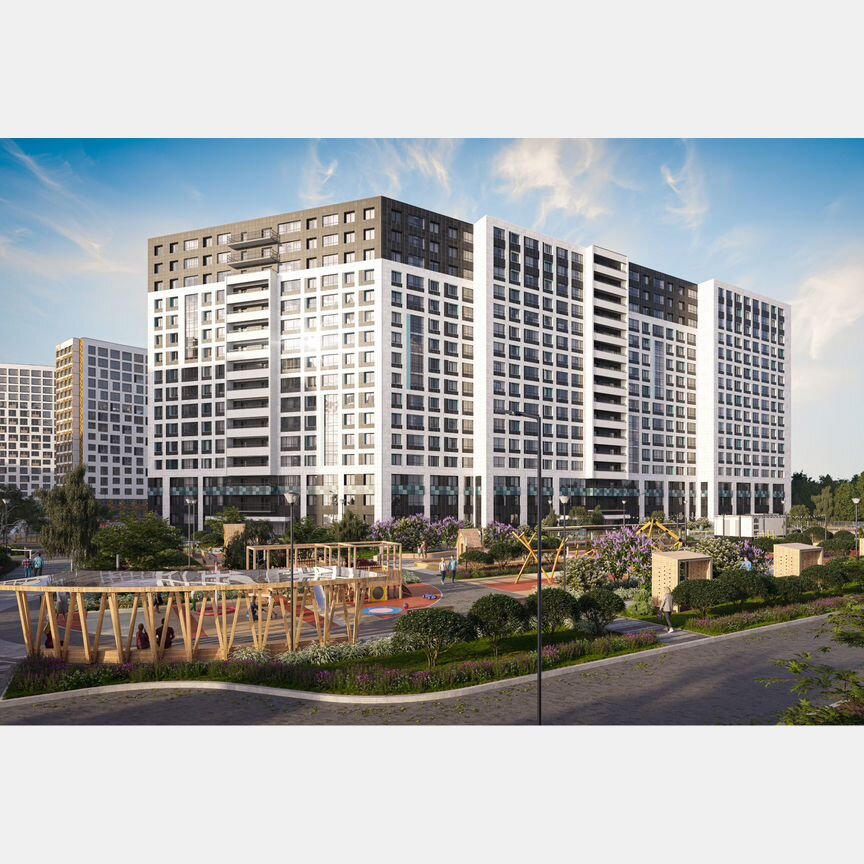 2-к. квартира, 40,7 м², 6/16 эт.