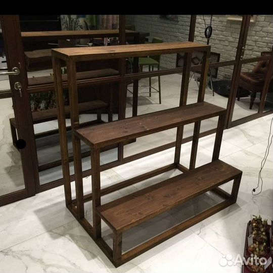 Стеллаж, витрина, полки для цветов