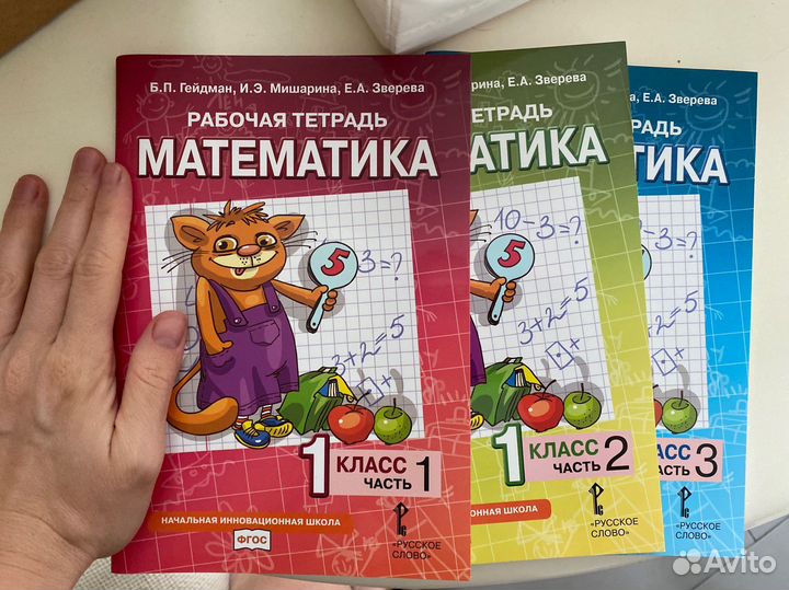 Рабочие тетради математика Гейдман 1 класс